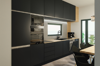 Kuchyně - vizualizace - Prodej domu 164 m², Františkovy Lázně