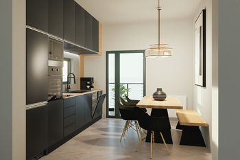 Kuchyně - vizualizace - Prodej domu 164 m², Františkovy Lázně