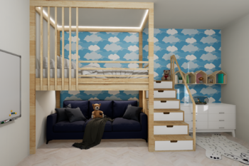 2. pokoj v patře - vizualizace - Prodej domu 164 m², Františkovy Lázně