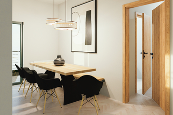 Kuchyně - vizualizace - Prodej domu 164 m², Františkovy Lázně