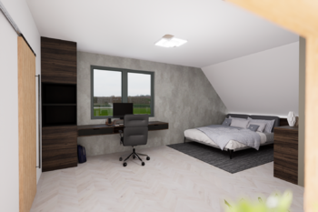 1. pokoj v patře - vizualizace - Prodej domu 164 m², Františkovy Lázně