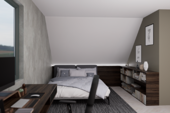 1. pokoj v patře - vizualizace - Prodej domu 164 m², Františkovy Lázně
