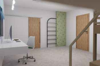 2. pokoj v patře - vizualizace - Prodej domu 164 m², Františkovy Lázně