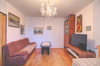 obývací pokoj - Prodej bytu 1+1 v osobním vlastnictví 32 m², Kladno