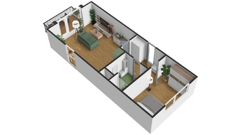 Pronájem bytu 2+kk v osobním vlastnictví 51 m², Plzeň