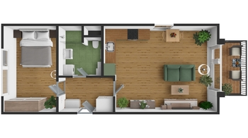 Pronájem bytu 2+kk v osobním vlastnictví 51 m², Plzeň