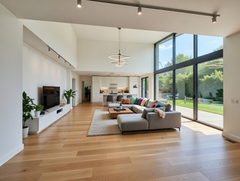 Vizualizace přestavby autodílny - Prodej domu 313 m², Dolní Újezd