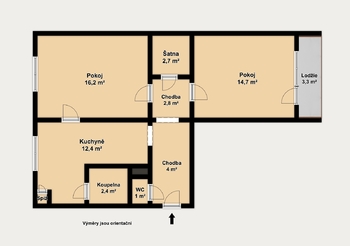 Prodej bytu 2+1 v osobním vlastnictví 62 m², Brno