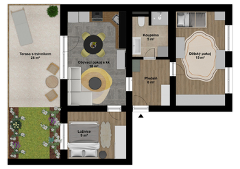 Prodej bytu 3+kk v osobním vlastnictví 87 m², Tišnov