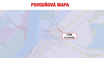 Záplavová oblast - Prodej domu 132 m², Dobříň