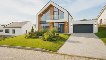 VIZUALIZACE - Prodej pozemku 1095 m², Neslovice