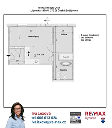 Pronájem bytu 2+kk v osobním vlastnictví 33 m², České Budějovice