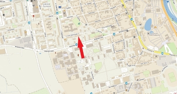 mapa - Pronájem bytu 2+kk v osobním vlastnictví 37 m², České Budějovice