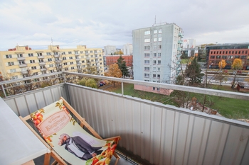 balkón - Pronájem bytu 2+kk v osobním vlastnictví 37 m², České Budějovice