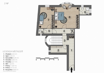 Prodej bytu 4+1 v osobním vlastnictví 217 m², Praha 7 - Holešovice