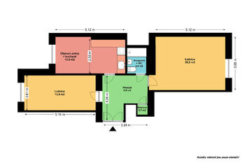 Prodej bytu 3+kk v osobním vlastnictví 66 m², Praha 3 - Žižkov