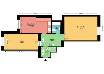 Prodej bytu 3+kk v osobním vlastnictví 68 m², Praha 3 - Žižkov