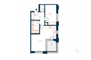 Pronájem bytu 2+kk v osobním vlastnictví 70 m², Praha 4 - Nusle