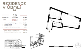 Prodej bytu 2+kk v osobním vlastnictví 57 m², Praha 9 - Hrdlořezy