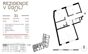 Prodej bytu 3+kk v osobním vlastnictví 87 m², Praha