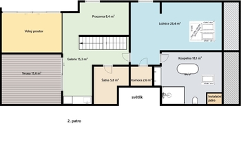Prodej bytu atypický v osobním vlastnictví 204 m², Praha 10 - Záběhlice