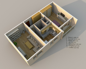 Prodej bytu 2+1 v osobním vlastnictví 62 m², Chomutov