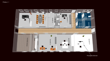 Pronájem kancelářských prostor 18 m², Chlumec nad Cidlinou