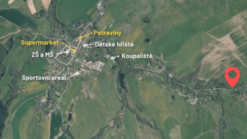 Prodej pozemku 1516 m², Horní Stropnice