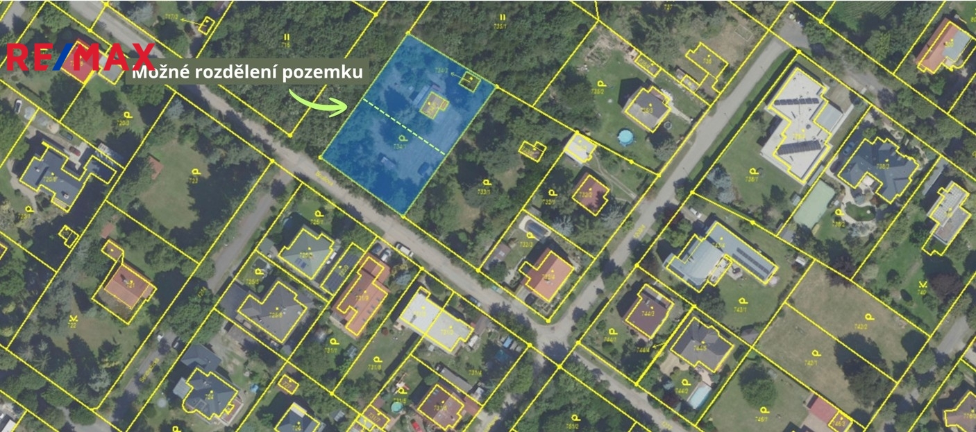 Prodej pozemku, 1678 m2, Praha 9 - Klánovice