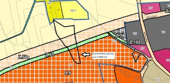 Prodej pozemku 7948 m², Sedlčany