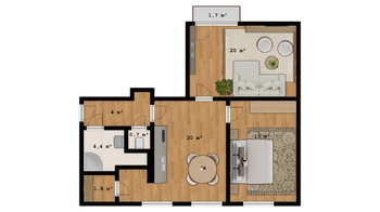Pronájem bytu 3+kk v osobním vlastnictví 66 m², Rokytnice v Orlických horách