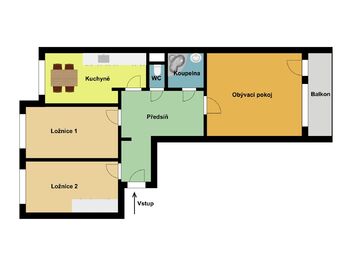 Pronájem bytu 3+1 v osobním vlastnictví 77 m², Praha 8 - Bohnice