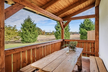 Veranda. - Pronájem chaty / chalupy 73 m², Rodvínov