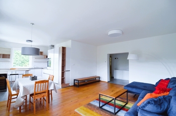 obývací pokoj s kuchyňským koutem  - Prodej bytu 4+kk v osobním vlastnictví 126 m², Český Krumlov