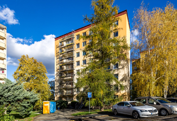 Pohled na dům - Prodej bytu 3+1 v družstevním vlastnictví 72 m², Teplice