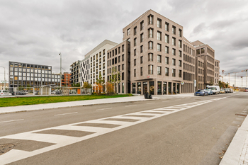 Detail na bytový dům - Pronájem bytu 1+kk v osobním vlastnictví 38 m², Praha 5 - Smíchov