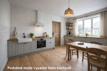 Vizualizace kuchyně - Prodej domu 200 m², Rovečné