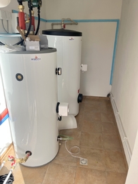 Technická místnost - vytápění a ohřev - Prodej domu 235 m², Hořín