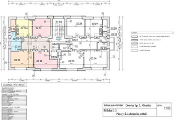 Půdorys jednotka č. 4. - Prodej bytu 3+1 v osobním vlastnictví 192 m², Otvovice