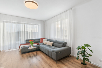 Obývací kout - Prodej domu 316 m², Dřísy