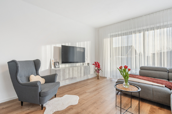 Obývací kout - Prodej domu 316 m², Dřísy