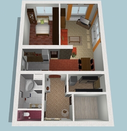 Pronájem bytu 2+kk v osobním vlastnictví 75 m², Rožnov pod Radhoštěm