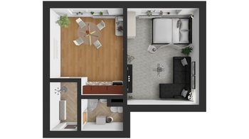 Prodej bytu 2+kk v osobním vlastnictví 35 m², Česká Lípa