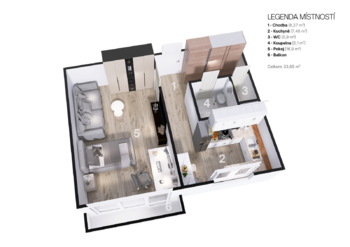 Prodej bytu 1+1 v osobním vlastnictví 36 m², Ostrava