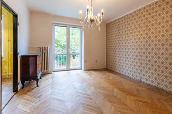 obývací pokoj - Prodej bytu 2+1 v osobním vlastnictví 53 m², Praha 6 - Veleslavín