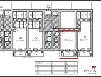 Prodej bytu 1+kk v osobním vlastnictví 45 m², Milovice