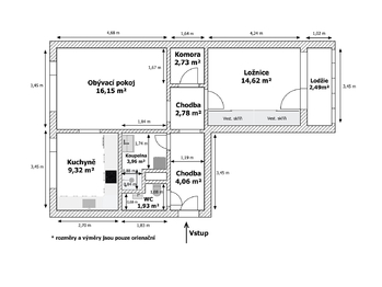 Pronájem bytu 2+1 v osobním vlastnictví 61 m², Mohelnice
