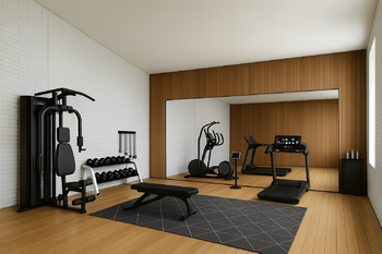 Vizualizace – možnost osobního tréninkového nebo terapeutického studia. - Prodej kancelářských prostor 60 m², Praha 8 - Karlín