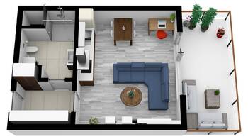 Pronájem bytu 1+kk v osobním vlastnictví 37 m², Hradec Králové