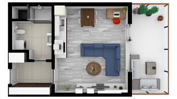 Pronájem bytu 1+kk v osobním vlastnictví 37 m², Hradec Králové